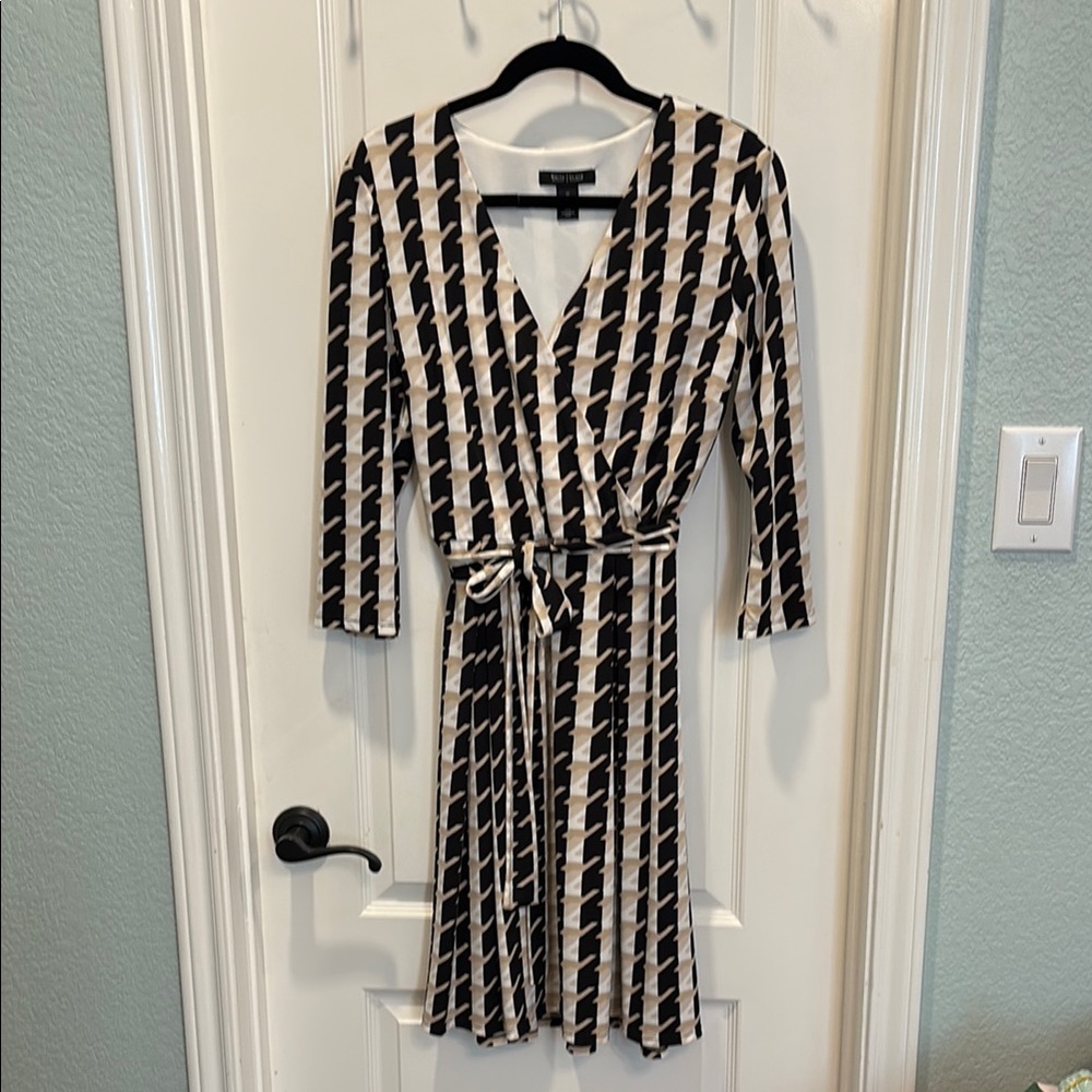 White House Black Market Faux Wrap Dress